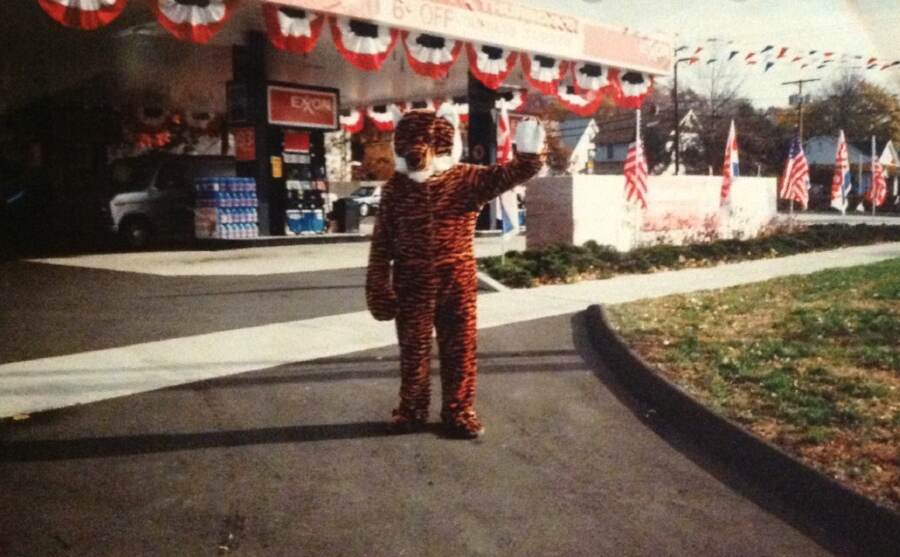 Grand opening with mascot